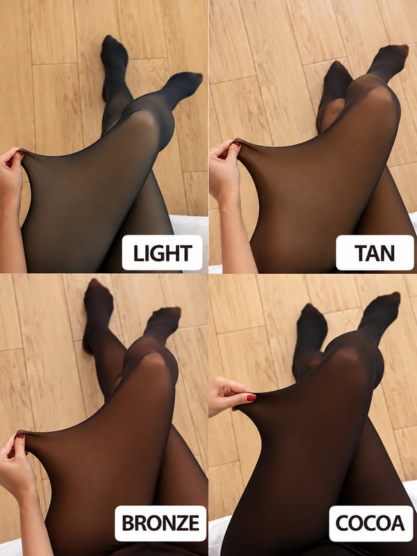 Women’s Magic Fleece-Lined Leggings with Compression Band & One-Seam Design