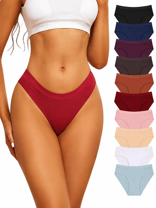 10-Pack Women's Cotton Hipster Panties