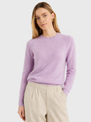 Women's Soft Cashmere Blend Crew Neck Sweater