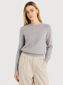 Women's Soft Cashmere Blend Crew Neck Sweater