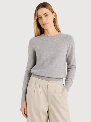Women's Soft Cashmere Blend Crew Neck Sweater