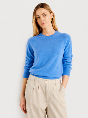 Women's Soft Cashmere Blend Crew Neck Sweater