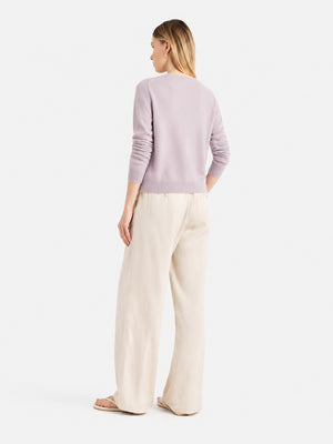 Women's Soft Cashmere Blend Crew Neck Sweater