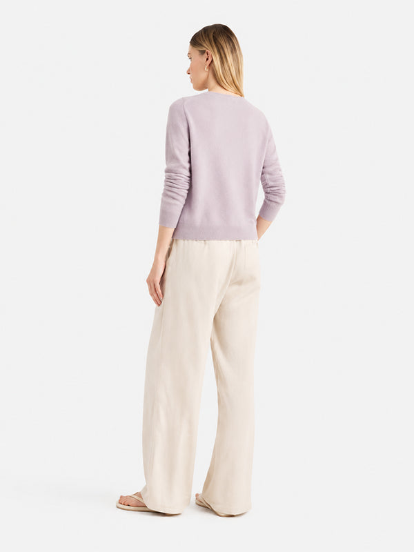 Women's Soft Cashmere Blend Crew Neck Sweater