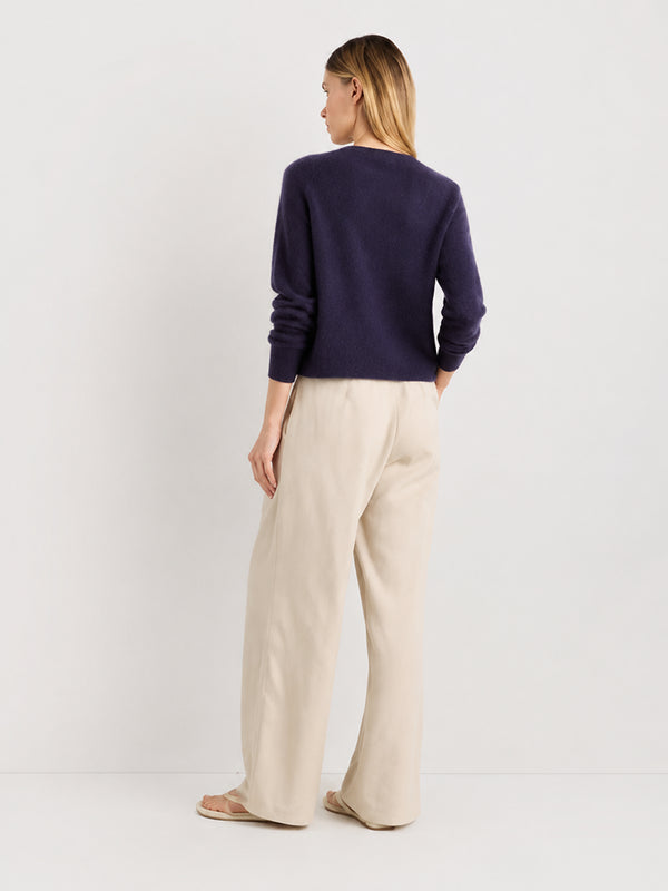 Women's Soft Cashmere Blend Crew Neck Sweater