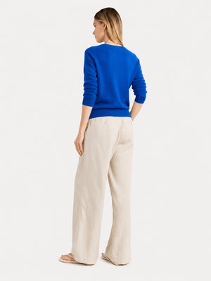 Women's Soft Cashmere Blend Crew Neck Sweater