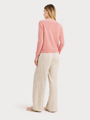 Women's Soft Cashmere Blend Crew Neck Sweater
