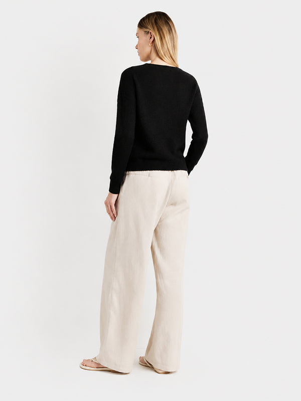 Women's Soft Cashmere Blend Crew Neck Sweater
