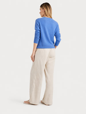 Women's Soft Cashmere Blend Crew Neck Sweater