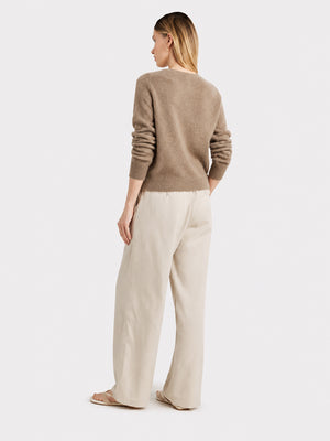 Women's Soft Cashmere Blend Crew Neck Sweater