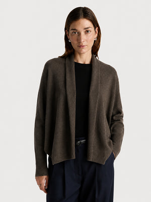 Women’s Luxe Cashmere Batwing Cardigan – Soft Oversized Long Sleeve Knit Sweater
