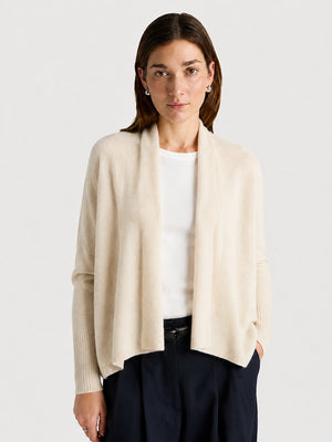 Women’s Luxe Cashmere Batwing Cardigan – Soft Oversized Long Sleeve Knit Sweater