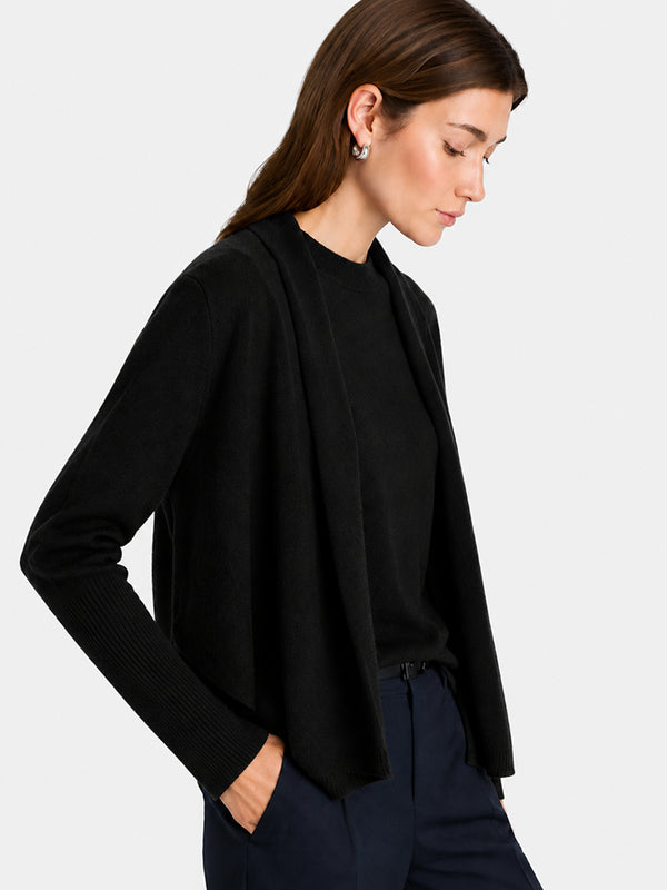 Women’s Luxe Cashmere Batwing Cardigan – Soft Oversized Long Sleeve Knit Sweater