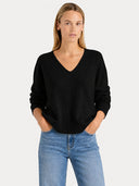 Women's Soft Cashmere V-Neck Knit Sweater