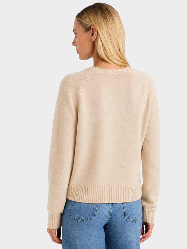 Women's Soft Cashmere V-Neck Knit Sweater