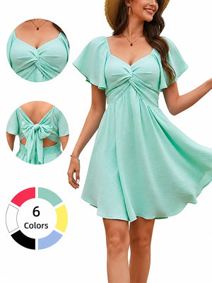 Summer Romance Sweetheart Mini Dress