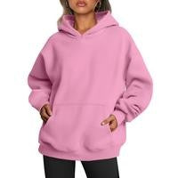 Cozy oversized fleece hoodie