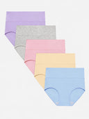 Your Everyday Comfort Starts Here – Soft Cotton High Waist 5-Pack Panties