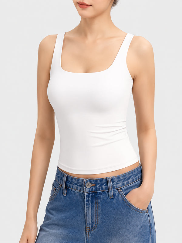Women's Buttery Soft Square Neck Tank Top