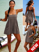 Square Casual Cami Off Shoulder Loose Sports Jumpsuit