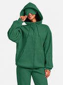 VIP Airplane Mode Travel Zip Hoodie Mega Silk Lined Hood Built In Eye Mask