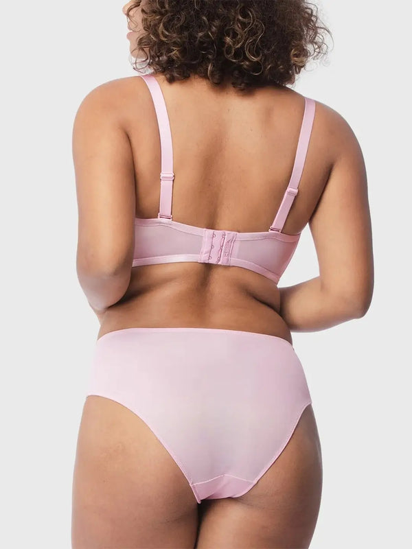 Sheer Mesh Unlined Underwire Strapless Balconette Bra