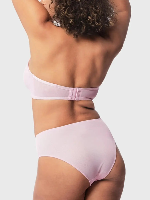 Sheer Mesh Unlined Underwire Strapless Balconette Bra