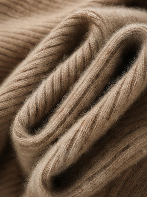 The Soft Wool V-Neck Knit Dress