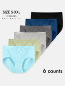Women’s Seamless Cotton Briefs Multi-Pack – Breathable Mid-Waist Cheeky Panties, Soft Minimalist Everyday Underwear (4–12Pack Options)