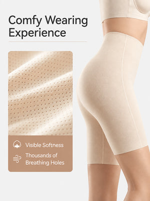 High Waist Seamless Tummy & Hip Control Breathable Shaping Shorts