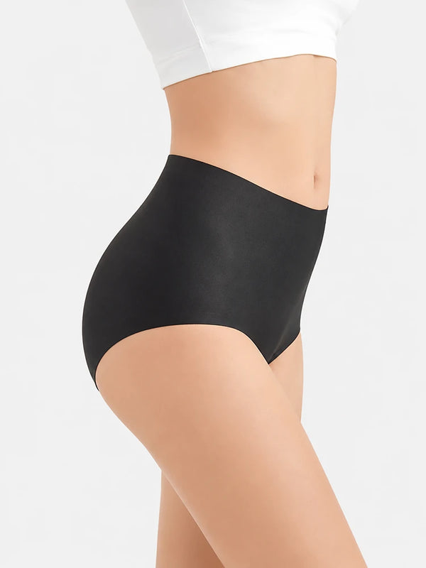 Women’s High Waist Seamless Briefs Panties – No Show Ultra Soft Breathable Underwear for Everyday Comfort & Body Fit