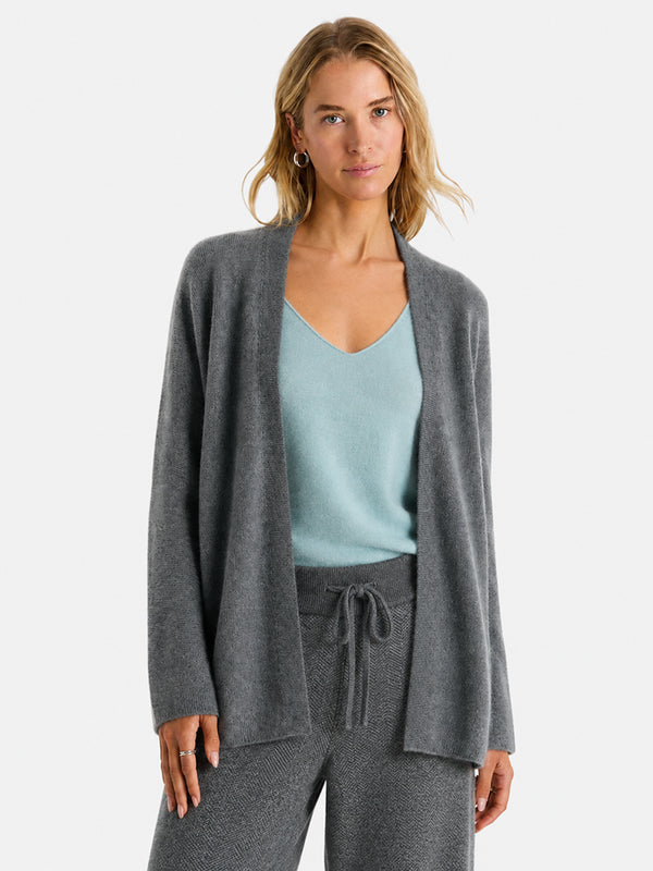 Women’s Luxe Cashmere Cardigan – Soft & Cozy Oversized Knit Sweater