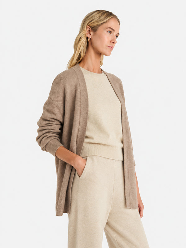 Women’s Luxe Cashmere Cardigan – Soft & Cozy Oversized Knit Sweater