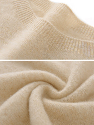 Women's Soft Cashmere Blend Crew Neck Sweater