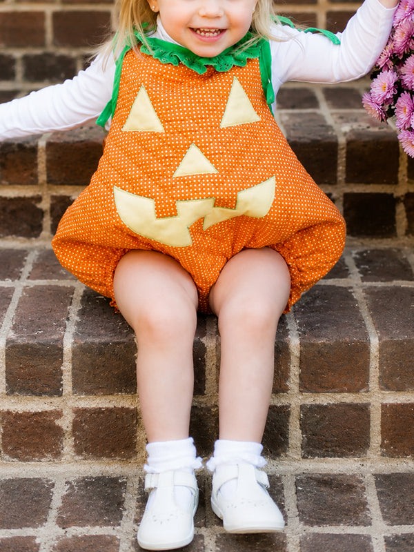 Kids Halloween Pumpkin Romper for Boys and Girls