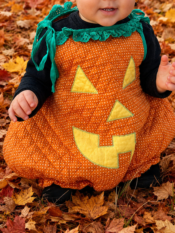 Kids Halloween Pumpkin Romper for Boys and Girls