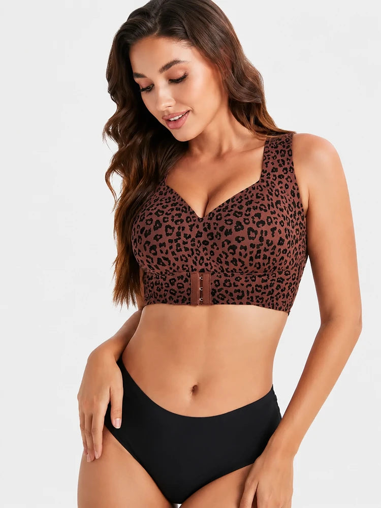 Women's Posture Corrector Seamless Shaping Push-Up Jelly Bra