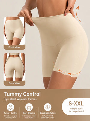 4-Pack Women’s High Waisted Seamless Boyshort Panties
