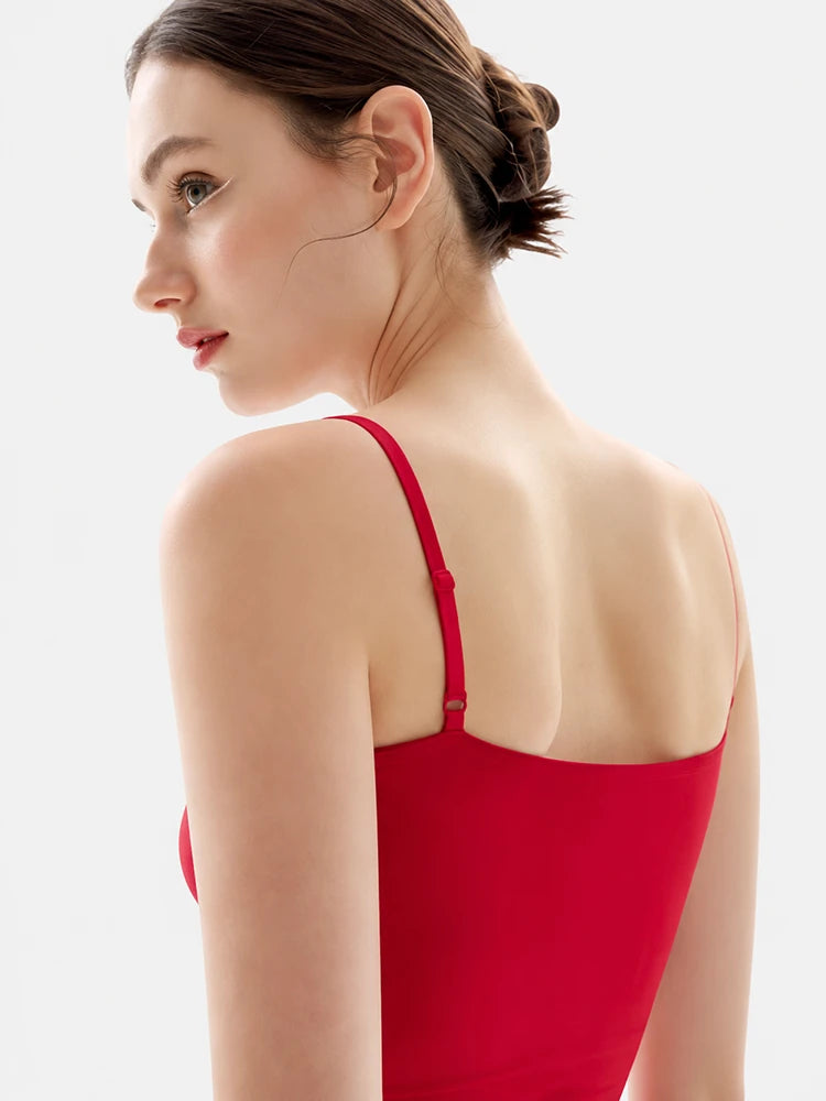 Women's Seamless Spaghetti Strap Shaping Tank Top