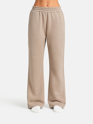 Minimalist Straight Leg Casual Comfy Stretchy Athleisure Sweatpants