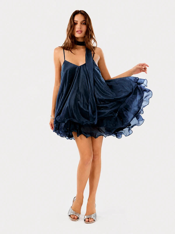 Dreamy Tulle Ruffle Mini Dress