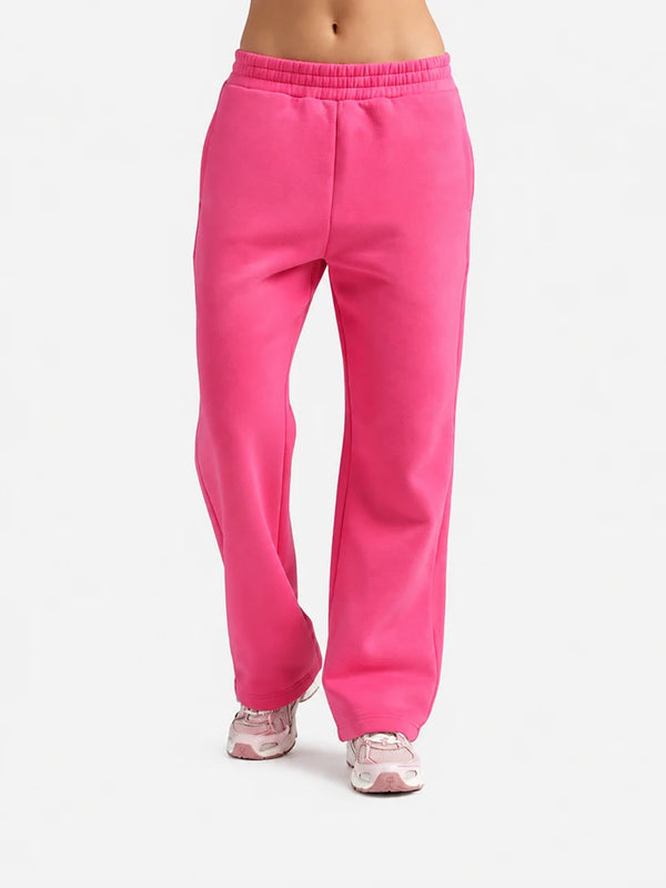 Minimalist Straight Leg Casual Comfy Stretchy Athleisure Sweatpants