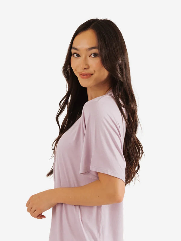 Ultra-Soft Cooling Sleep Shirt & Shorts Set