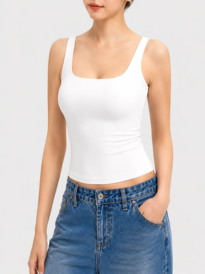 Women's Buttery Soft Square Neck Tank Top