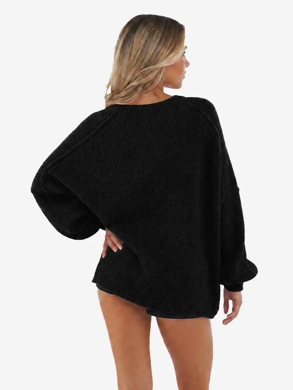 Women’s Oversized Knit Cardigan Sweater