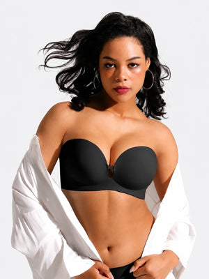 Seamless Non-Slip Push-Up Strapless Bra