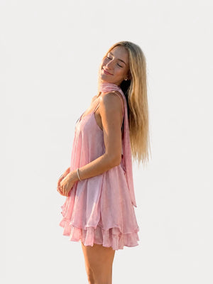 Dreamy Tulle Ruffle Mini Dress