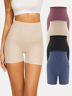 4-Pack Women’s High Waisted Seamless Boyshort Panties