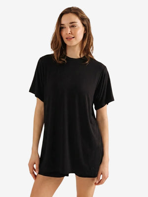 Ultra-Soft Cooling Sleep Shirt & Shorts Set