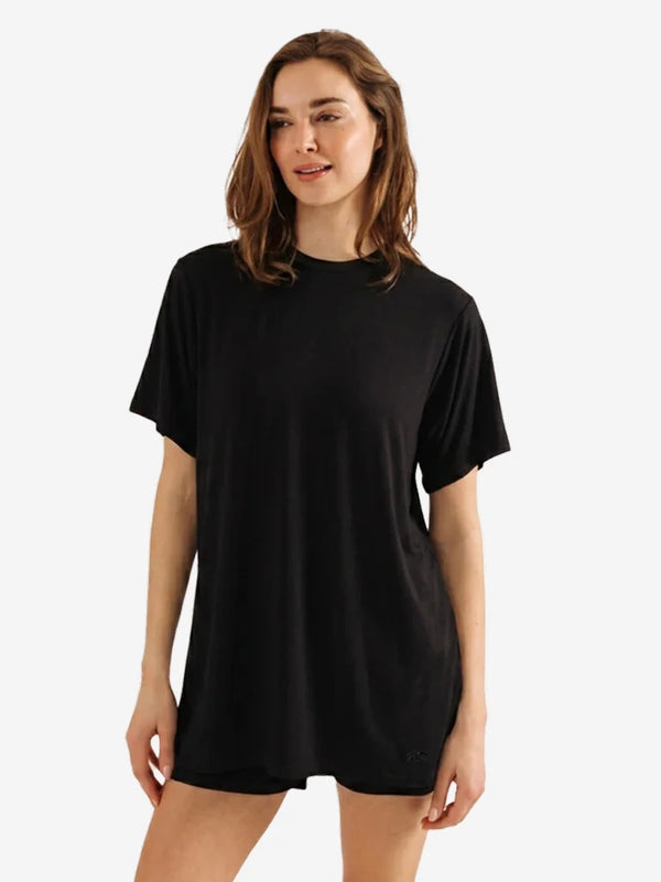 Ultra-Soft Cooling Sleep Shirt & Shorts Set